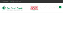 Tablet Screenshot of pestexperts.co.za